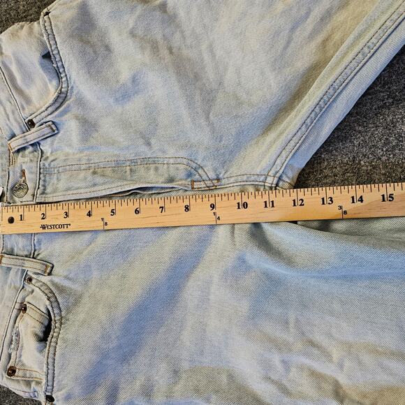 RE/DONE 90s High Rise Loose Jeans in Bleach Destroyed Size 28 - Picture 7 of 10